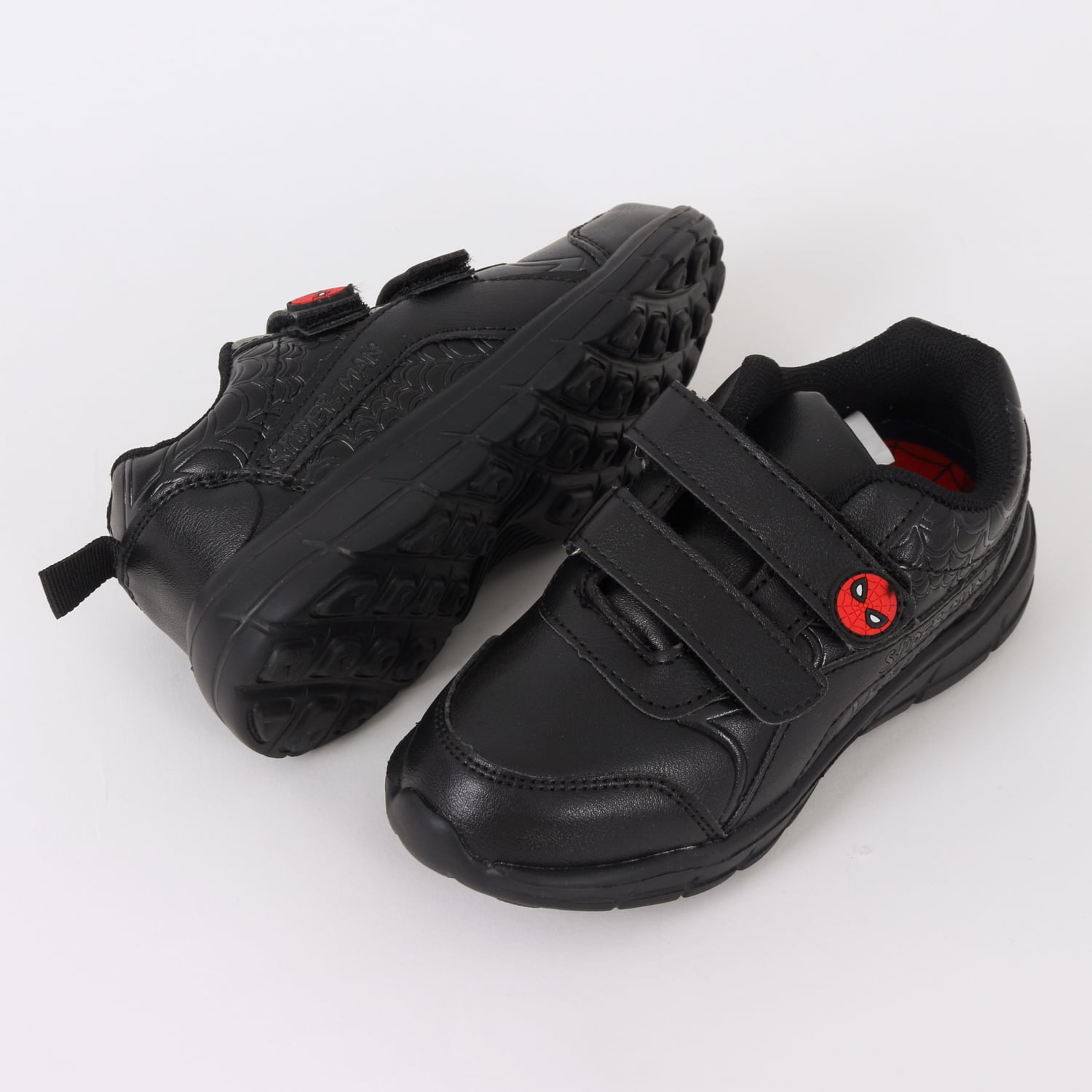 ZAPATILLA ESCOLAR NIÑO VELCRO WEB SPIDERMAN NEGRO MARVEL - 4