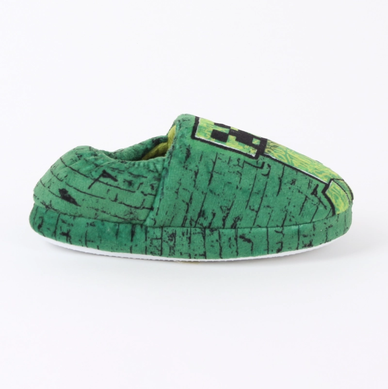 PANTUFLA NIÑO BOOM TNT SSSS CREEPER VERDE MINECRAFT - 1