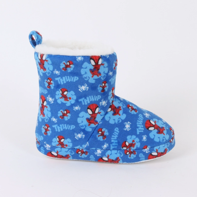 PANTUFLA BOTA NIÑO INVERNAL FULL PRINT SPIDEY AZUL MARVEL - 2