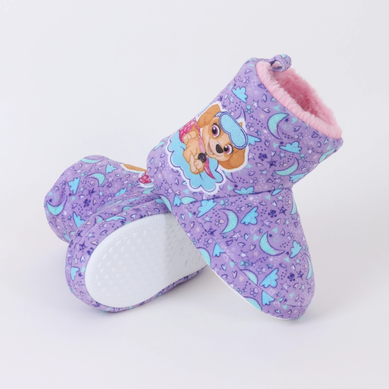PANTUFLA BOTA NIÑA INVERNAL SKYE CIELO MORADO PAW PATROL - 4