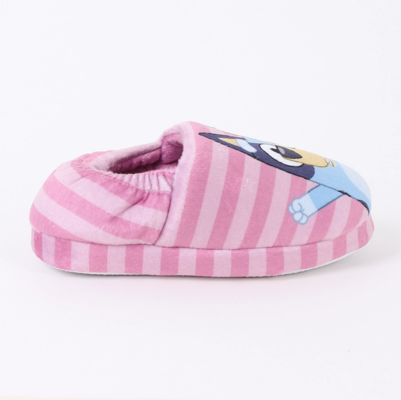PANTUFLA NIÑA RAYAS ROSADO BINGO & BLUEY - 1