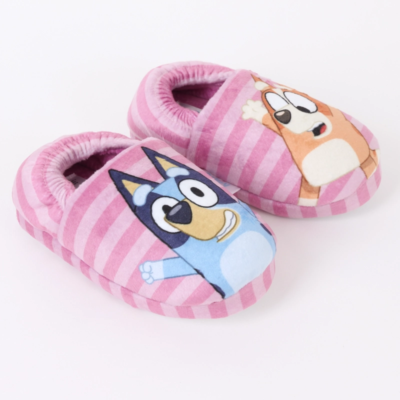 PANTUFLA NIÑA RAYAS ROSADO BINGO & BLUEY - 2