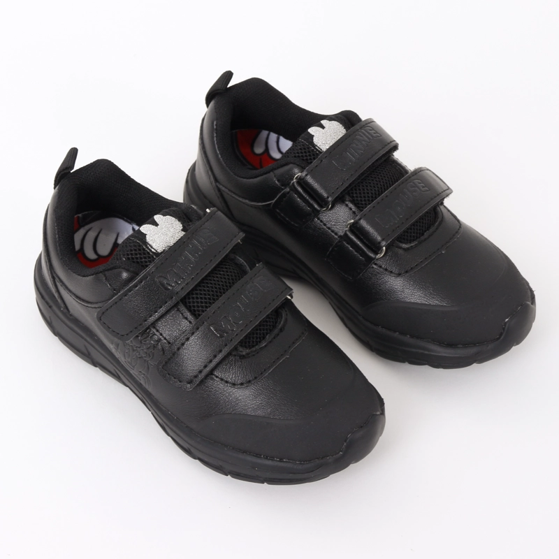 ZAPATILLA ESCOLAR NIÑA VELCRO MINNIE MOUSE NEGRO DISNEY - 2