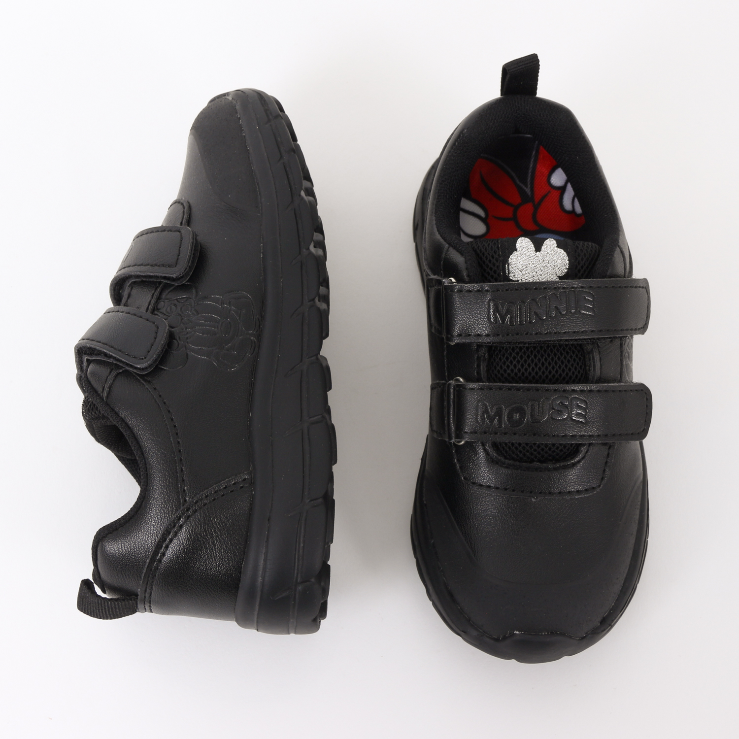 ZAPATILLA ESCOLAR NIÑA VELCRO MINNIE MOUSE NEGRO DISNEY - 4