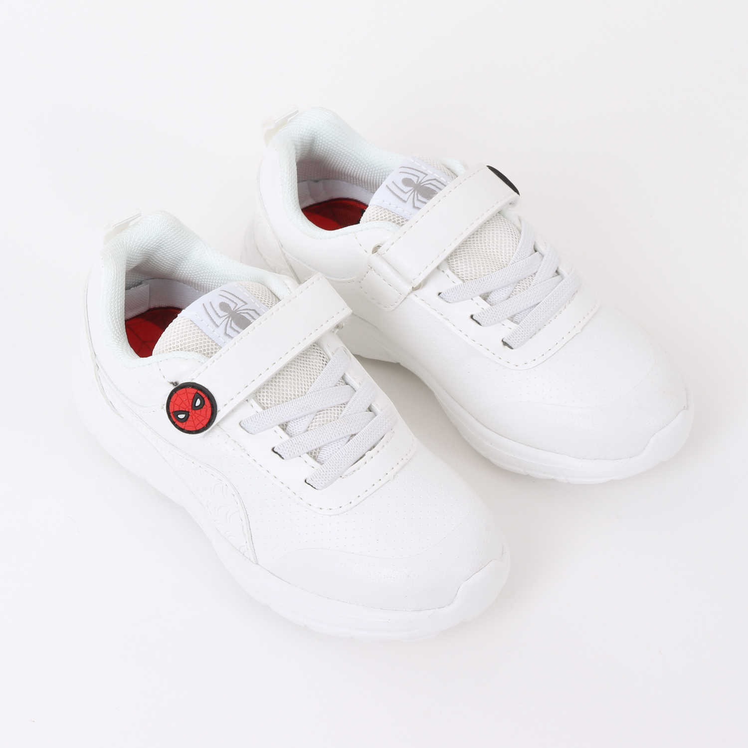 ZAPATILLA ESCOLAR NIÑO VELCRO SPIDERMAN WEB BLANCO MARVEL - 2