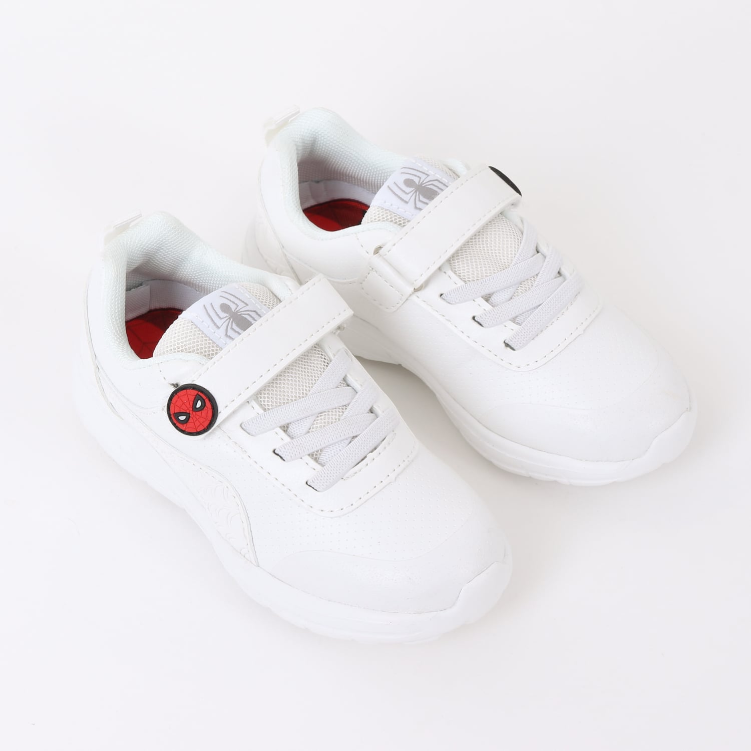 ZAPATILLA ESCOLAR NIÑO VELCRO SPIDERMAN WEB BLANCO MARVEL - 2