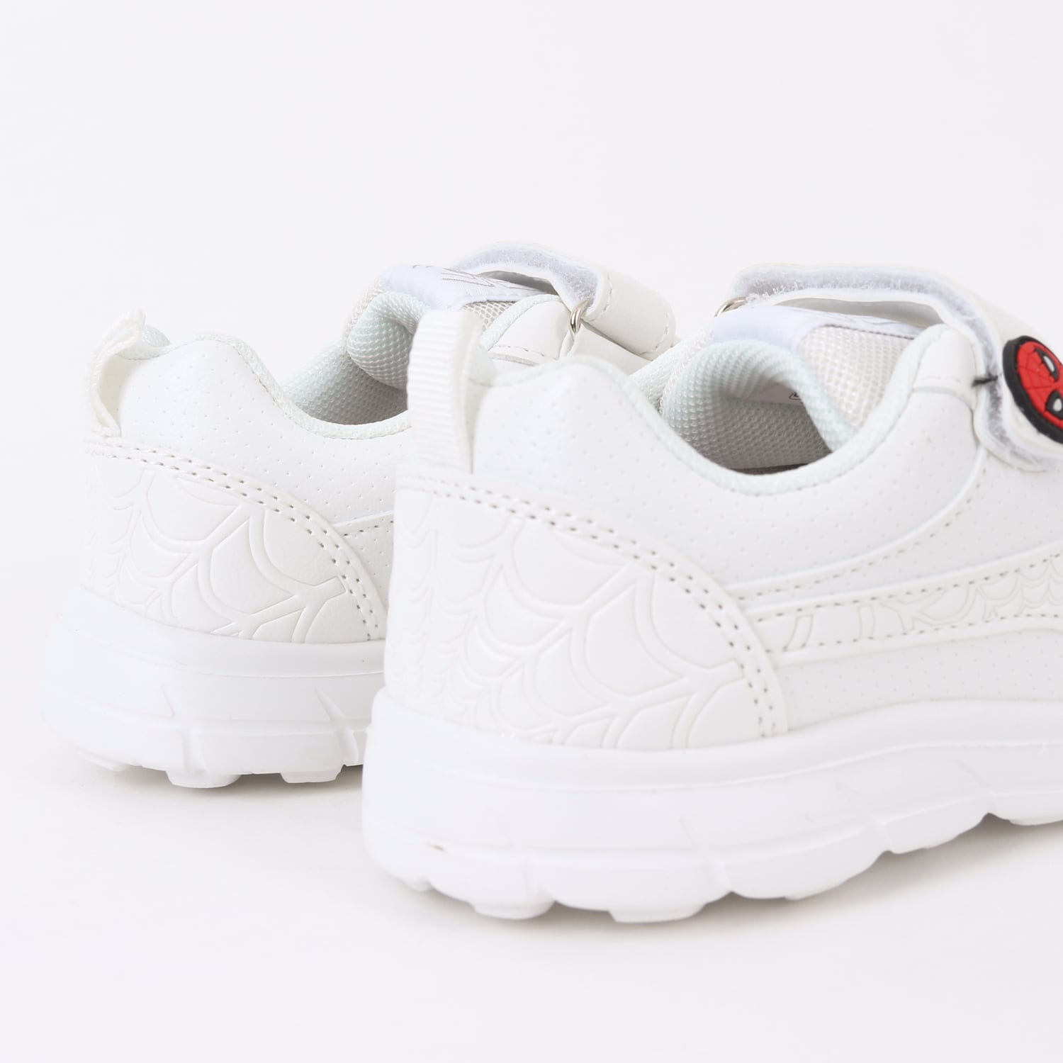 ZAPATILLA ESCOLAR NIÑO VELCRO SPIDERMAN WEB BLANCO MARVEL - 3