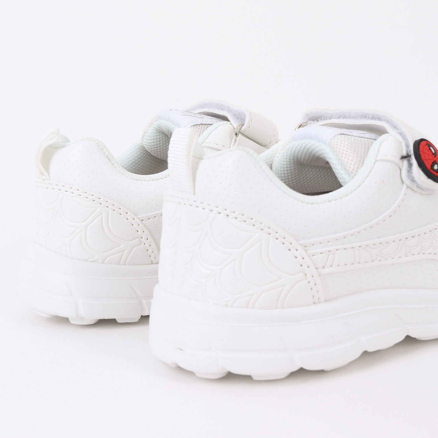 ZAPATILLA ESCOLAR NIÑO VELCRO SPIDERMAN WEB BLANCO MARVEL - 3