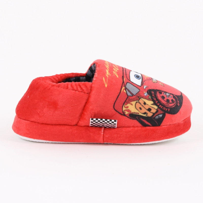 PANTUFLA NIÑO RAYO MCQUEEN CARS ROJO DISNEY - 1