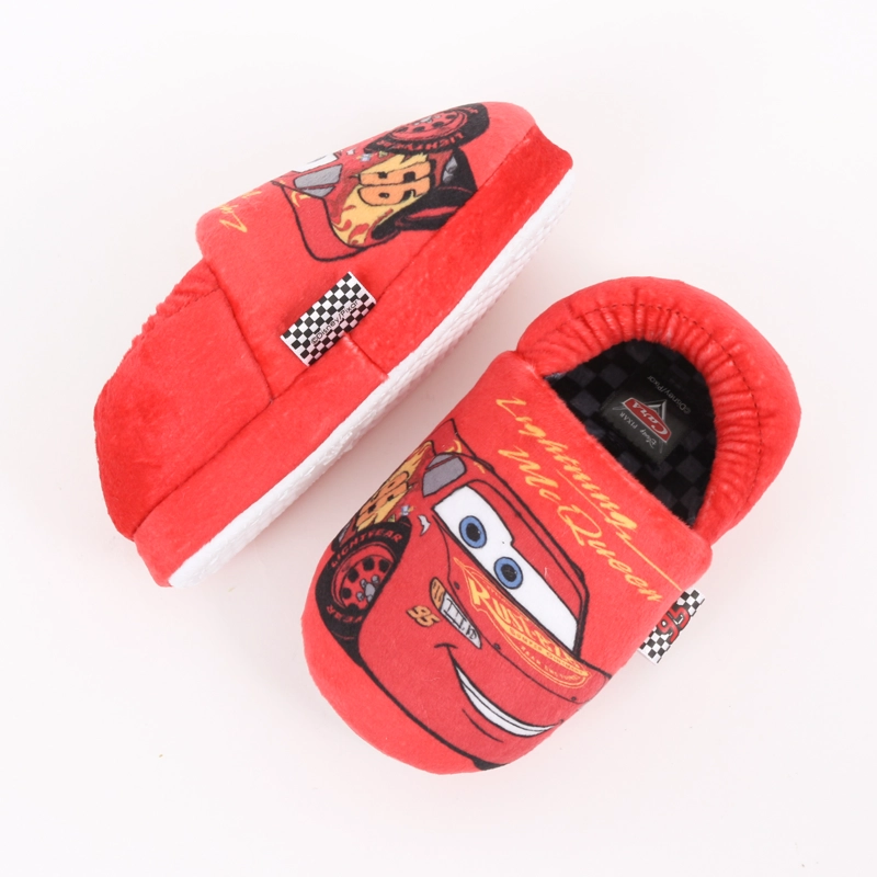 PANTUFLA NIÑO RAYO MCQUEEN CARS ROJO DISNEY - 4