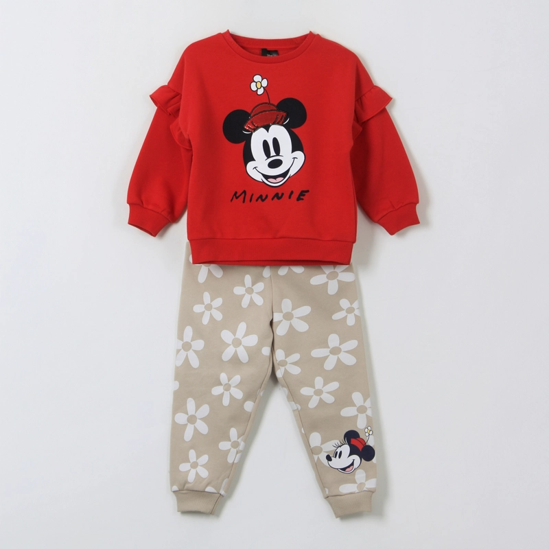 CONJUNTO BUZO NIÑA VUELOS MINNIE ROJO DISNEY - 1