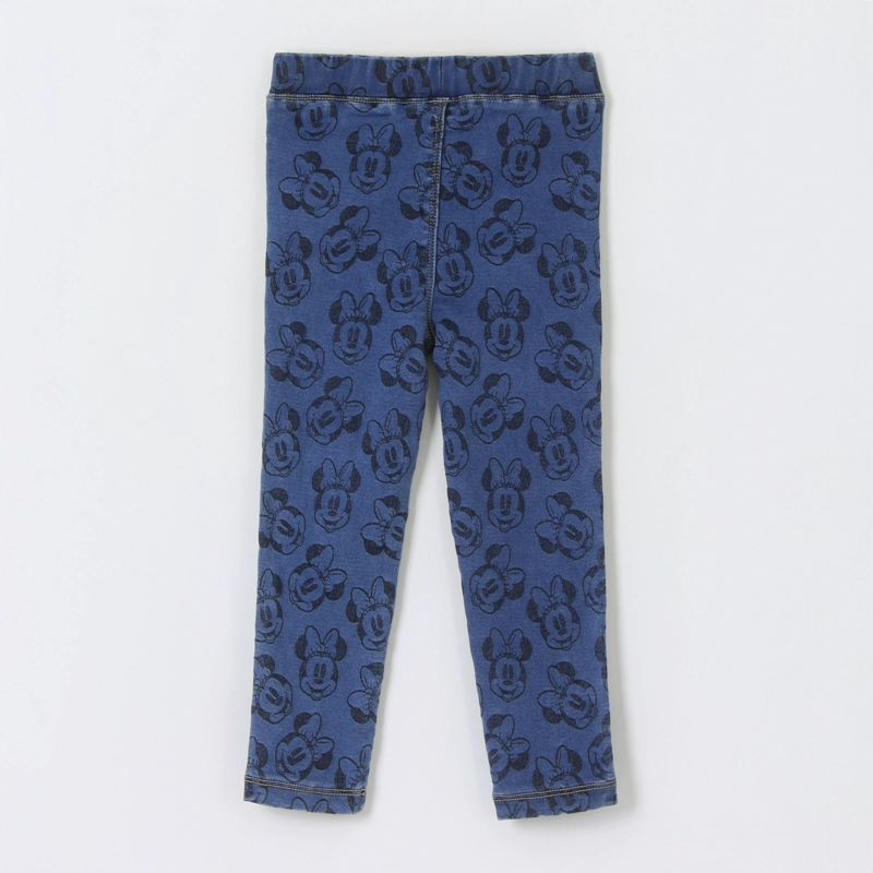 CALZA NIÑA FULL PRINT MINNIE MOUSE AZUL OSCURO DISNEY - 2