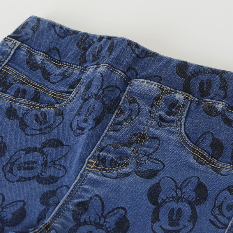 CALZA NIÑA FULL PRINT MINNIE MOUSE AZUL OSCURO DISNEY - 3