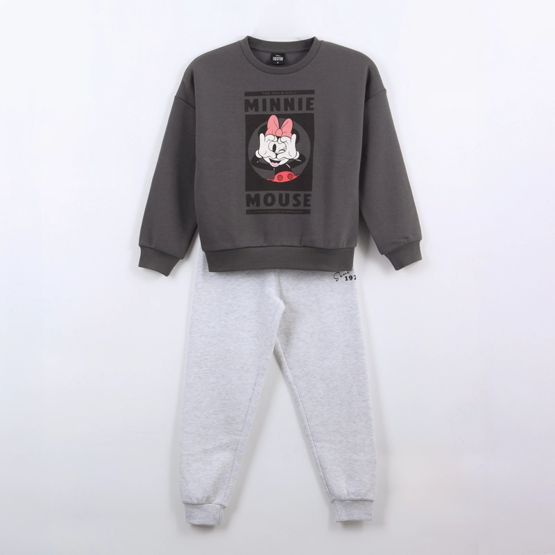 CONJUNTO BUZO NIÑA VUELOS MINNIE MOUSE GRIS DISNEY - 1
