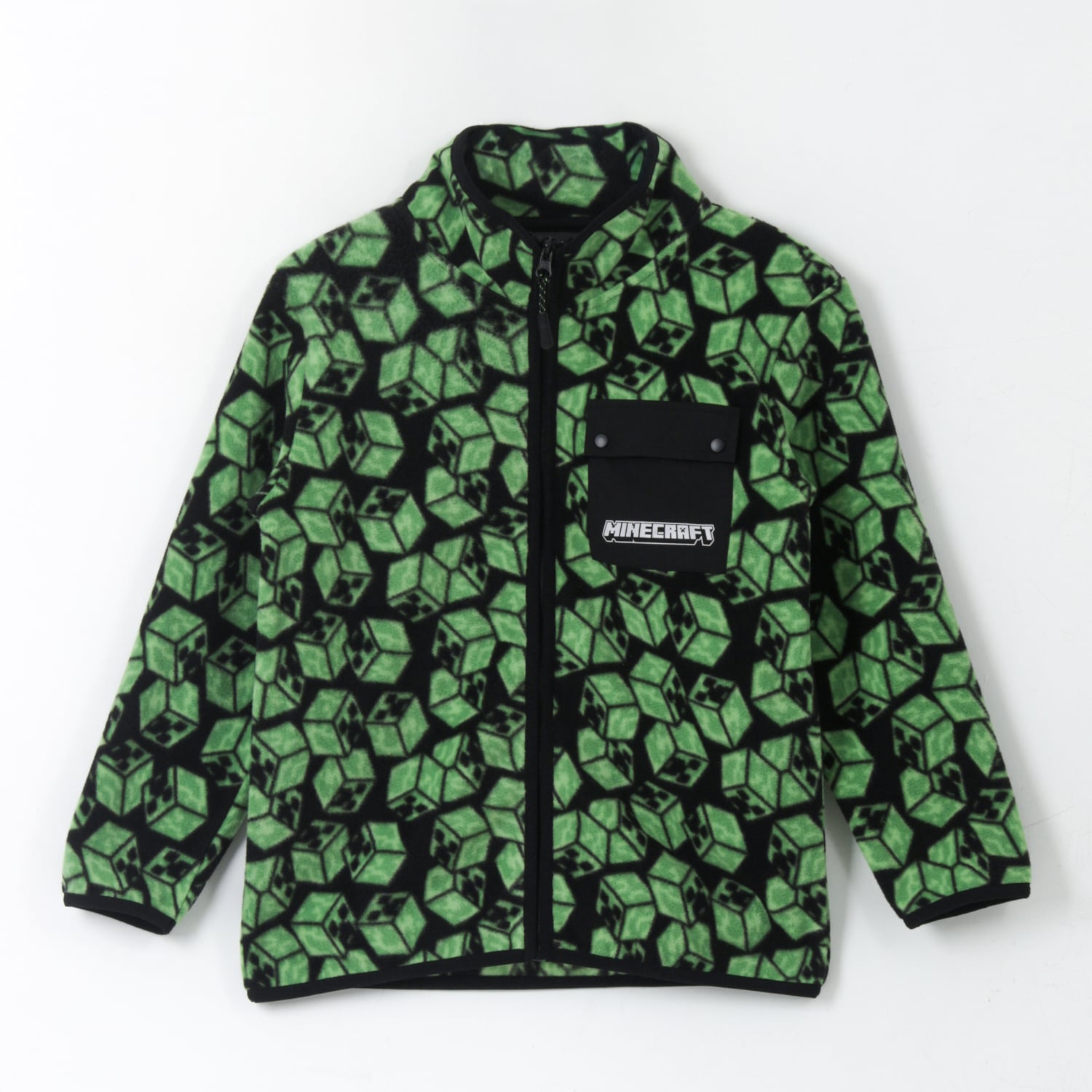 POLAR NIÑO FULL PRINT CREEPERS VERDE MINECRAFT - 1