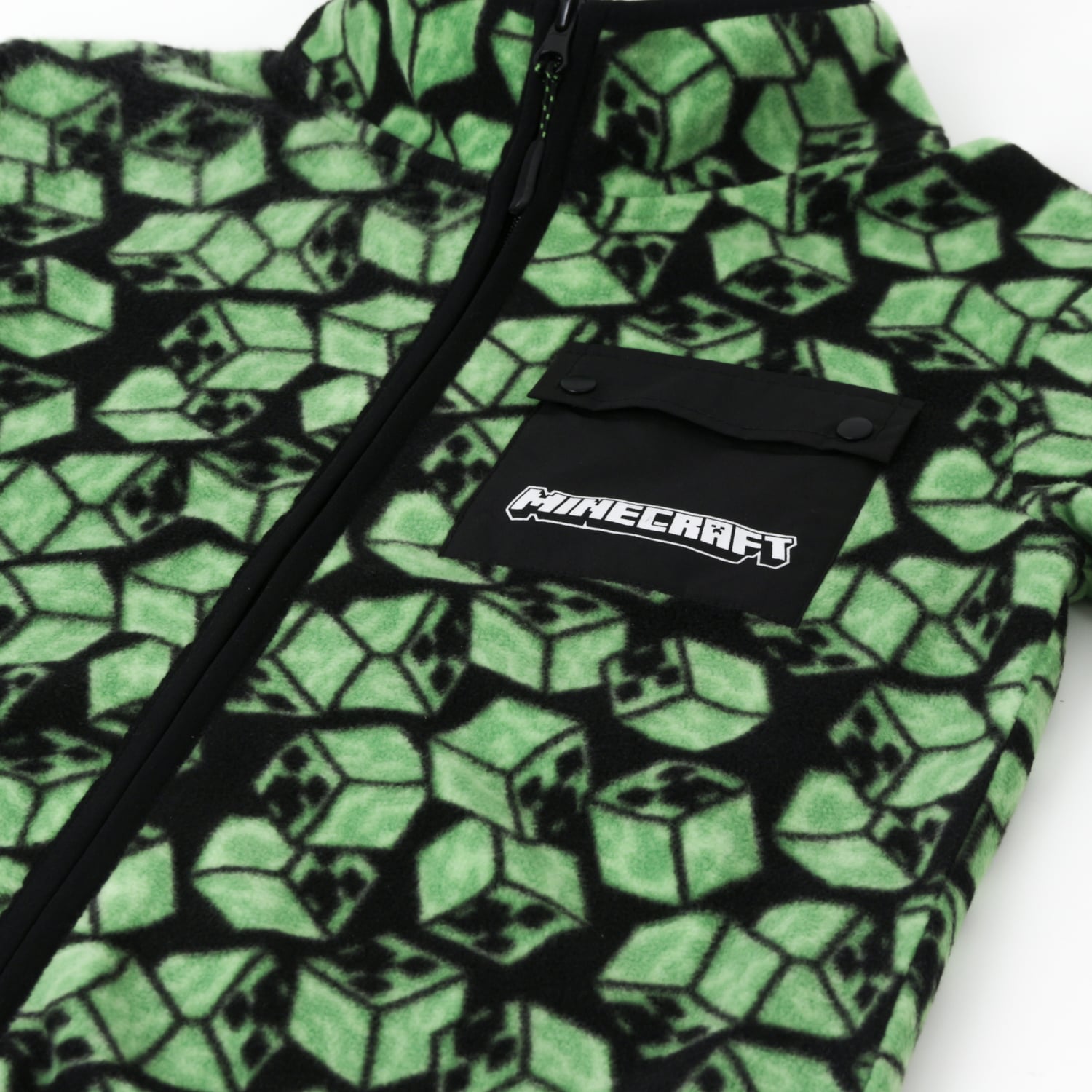 POLAR NIÑO FULL PRINT CREEPERS VERDE MINECRAFT - 3
