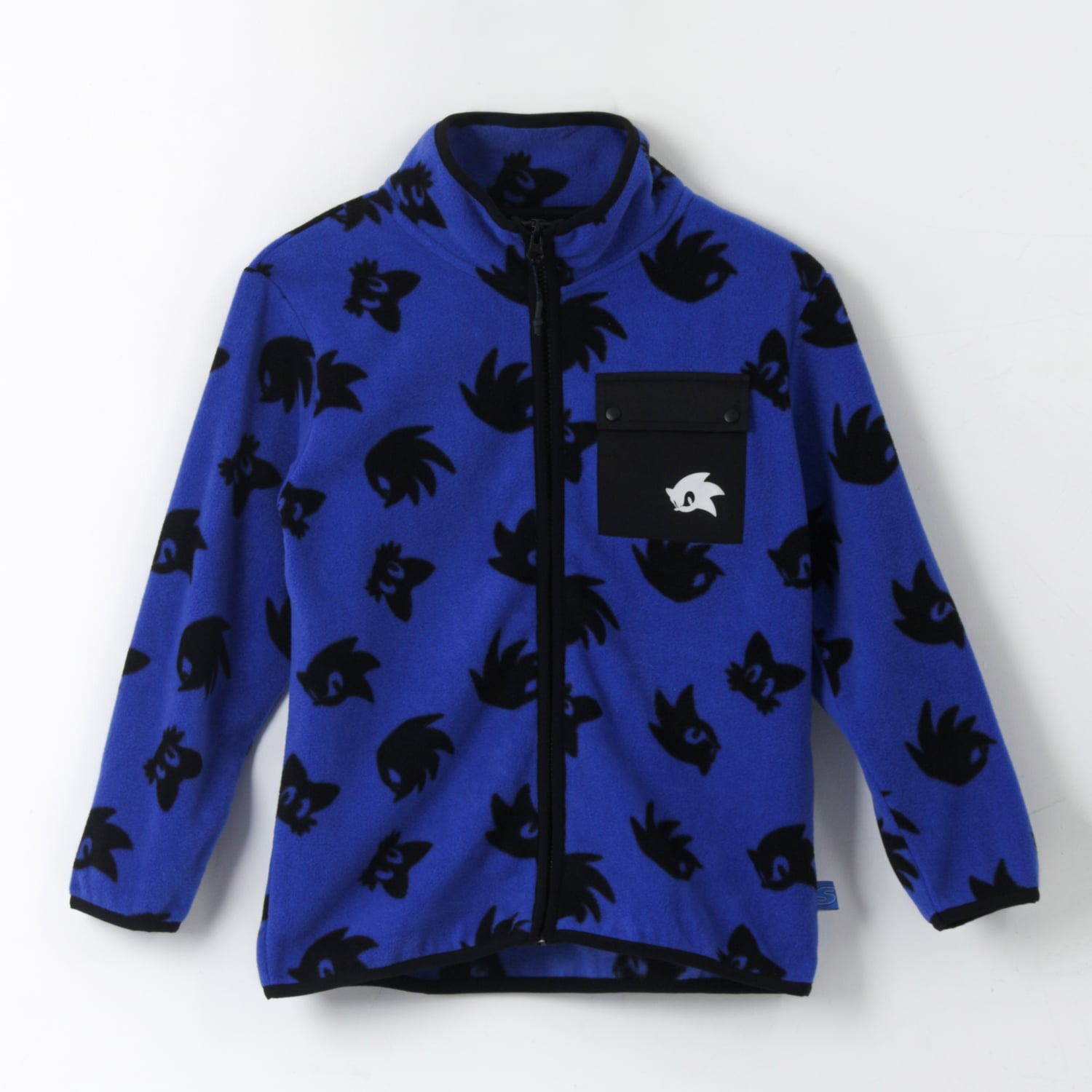 POLAR NINO FULL PRINT CARAS AZUL BOLSILLO SONIC