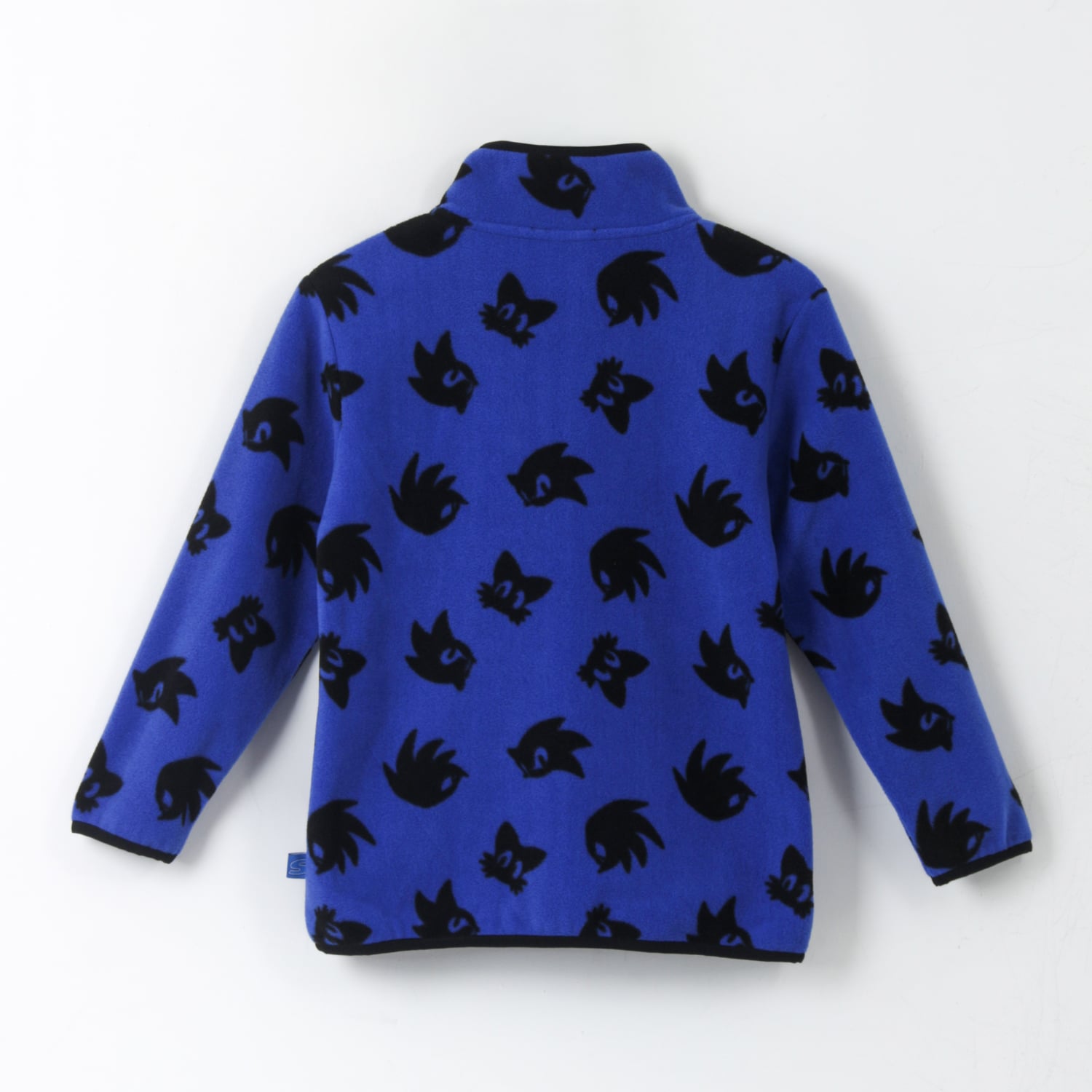 POLAR NIÑO FULL PRINT CARAS AZUL BOLSILLO SONIC - 2
