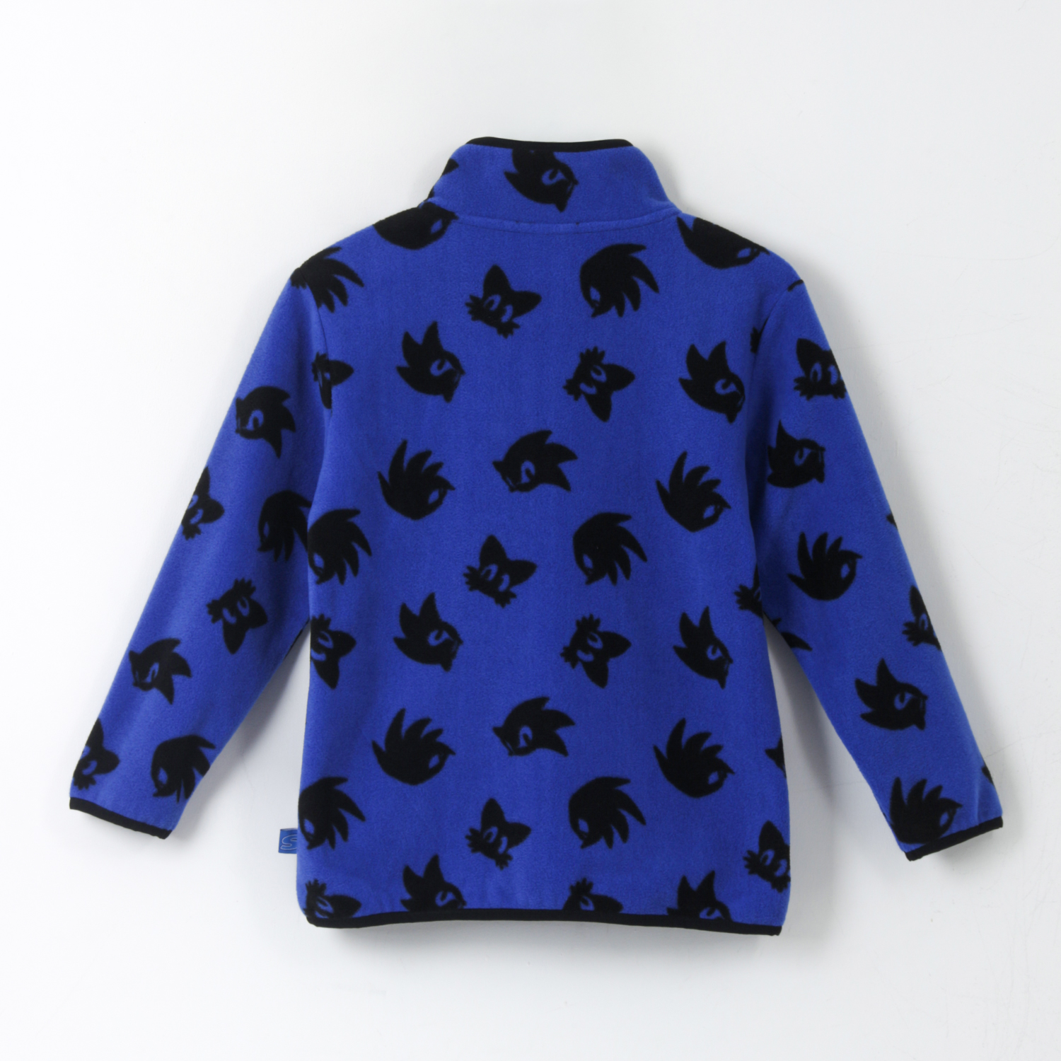 POLAR NIÑO FULL PRINT CARAS AZUL BOLSILLO SONIC - 2