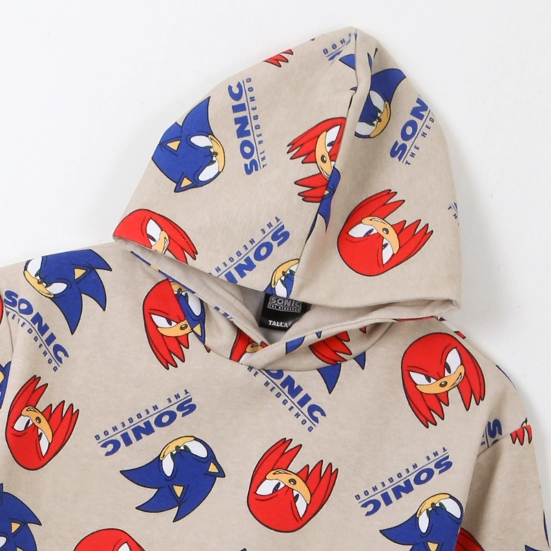 CONJUNTO BUZO NIÑO FULL PRINT SONIC & NUCKLES BEIGE SONIC - 3