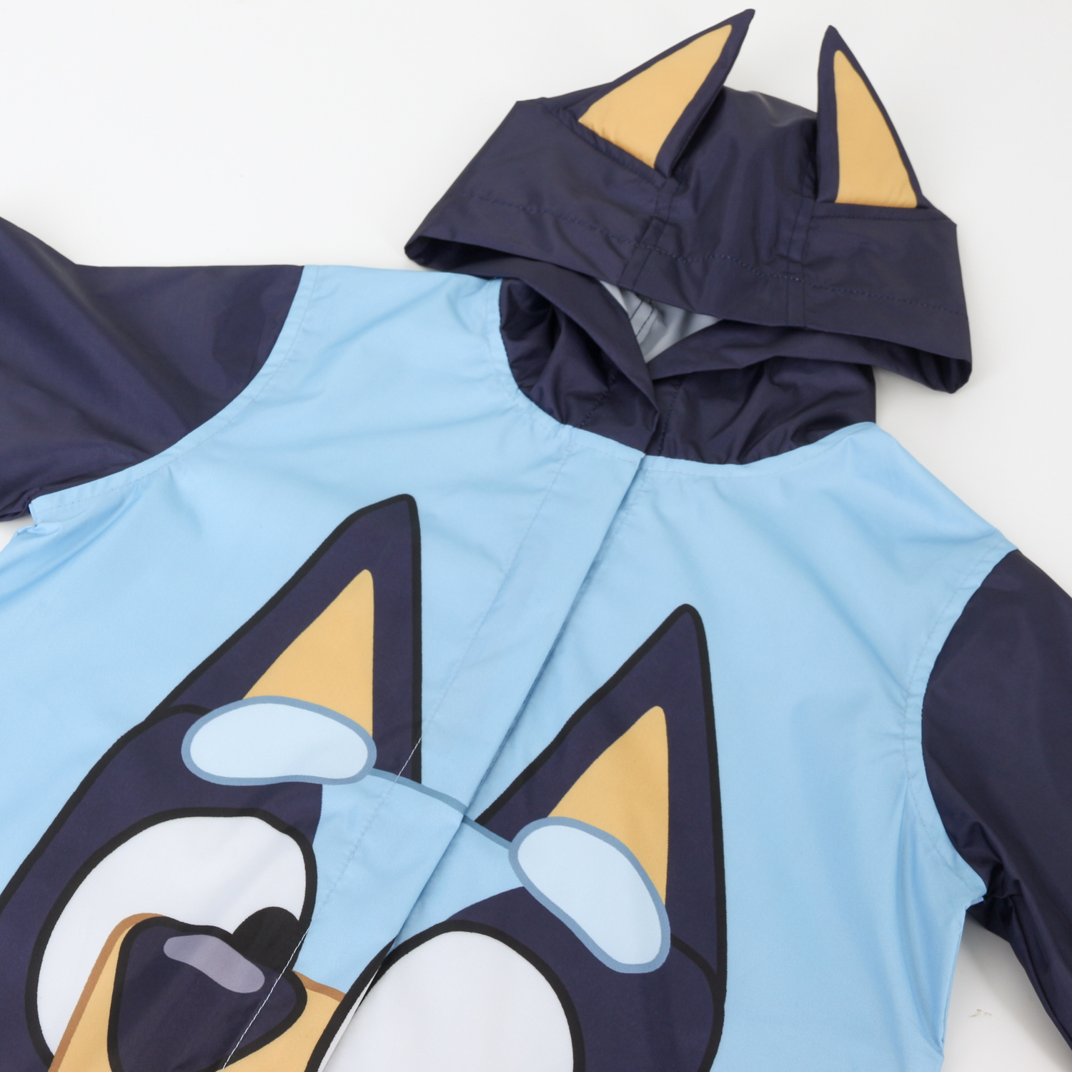 IMPERMEABLE NIÑO OREJAS BLUEY CELESTE BLUEY - 3