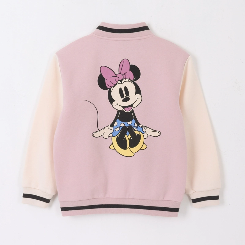 CHAQUETA NIÑA COLLEGE BOMBER MINNIE MOUSE ROSADO DISNEY - 2