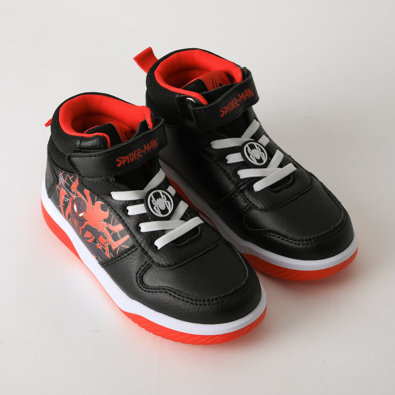 ZAPATILLA CAÑA ALTA NIÑO LUCES SPIDERMAN NEGRO MARVEL - 2