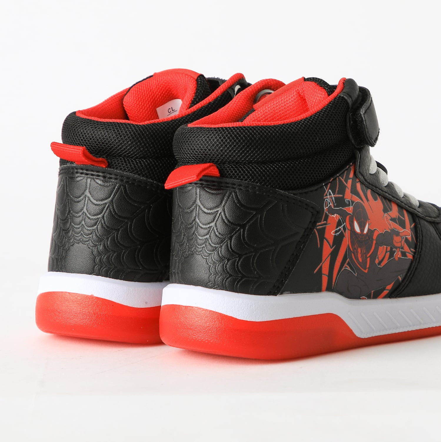 ZAPATILLA CAÑA ALTA NIÑO LUCES SPIDERMAN NEGRO MARVEL - 3