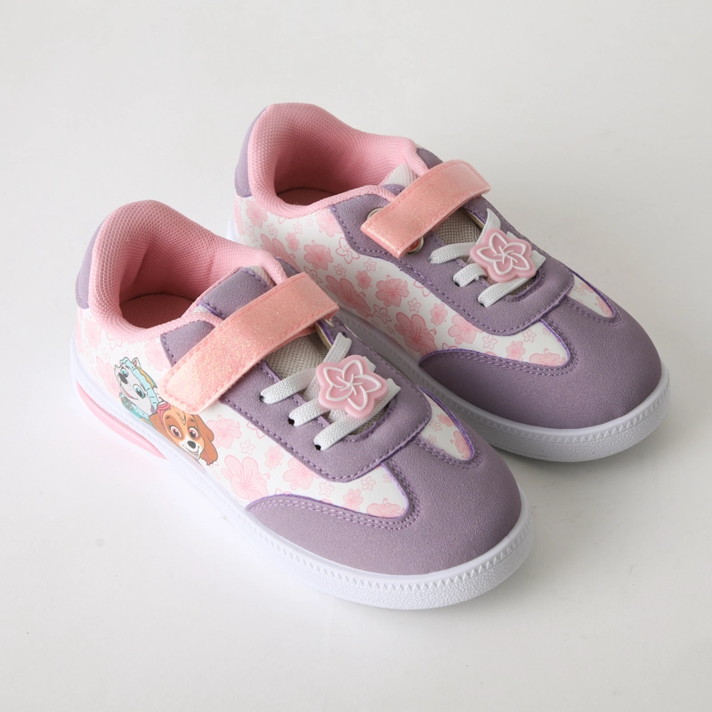 ZAPATILLA LUCES NIÑA VELCRO EVEREST & SKYE MORADO PAW PATROL - 2