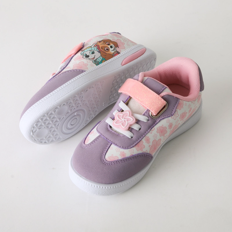 ZAPATILLA LUCES NIÑA VELCRO EVEREST & SKYE MORADO PAW PATROL - 4