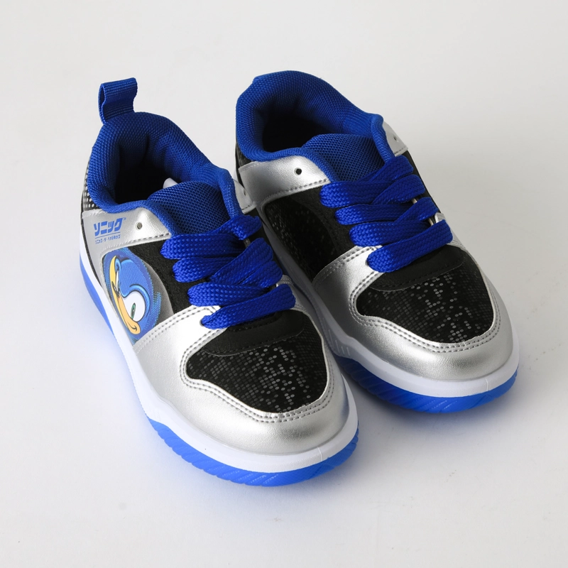 ZAPATILLA LUCES NIÑO CARA AZUL SONIC - 2