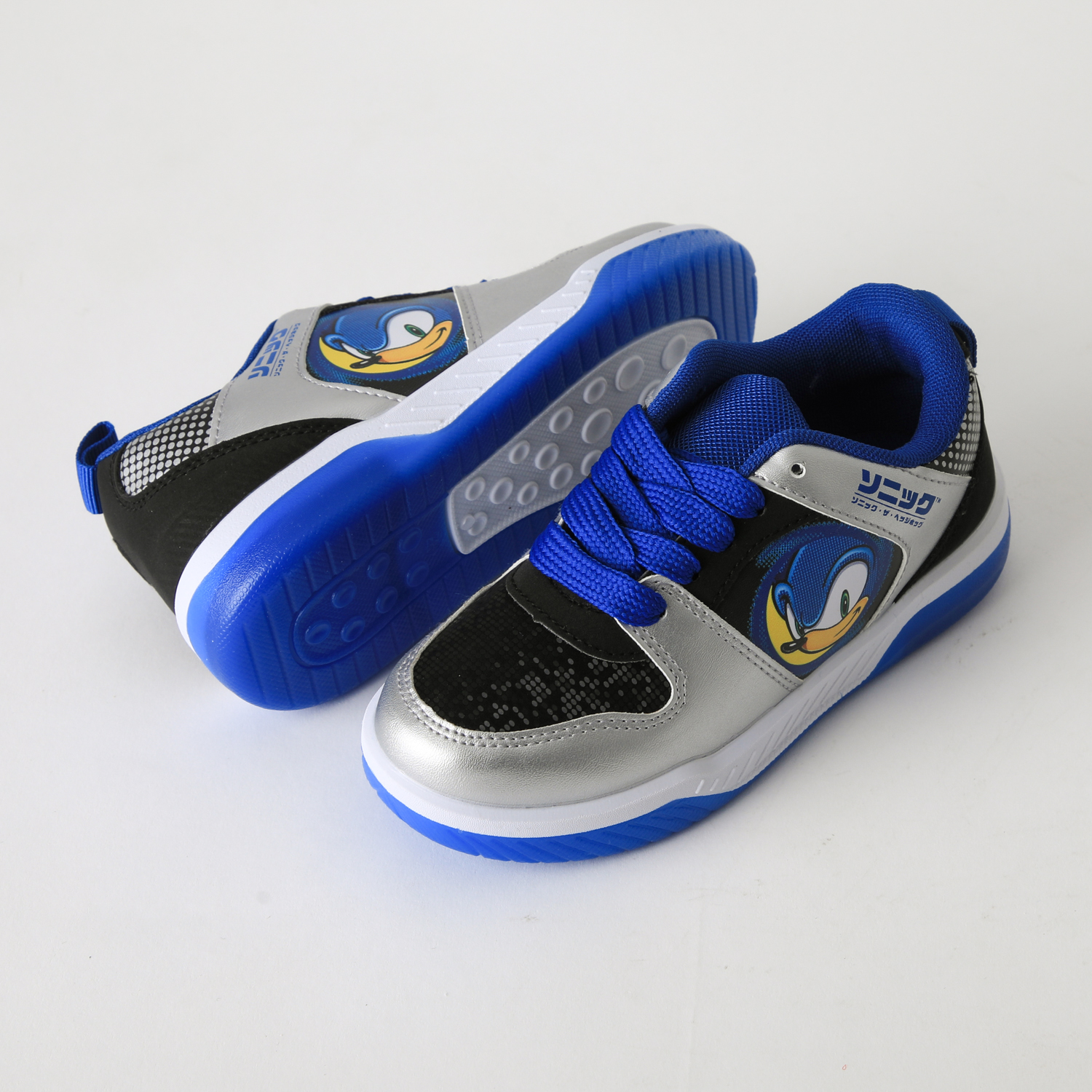 ZAPATILLA LUCES NIÑO CARA AZUL SONIC - 4
