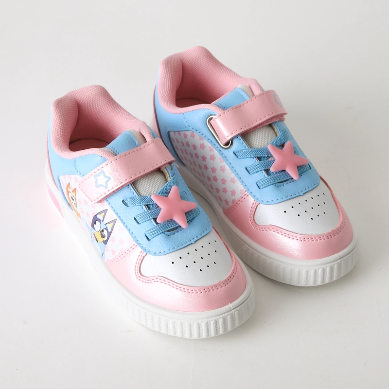 ZAPATILLA LUCES NIÑA VELCRO ESTRELLAS ROSADO BINGO & BLUEY - 2