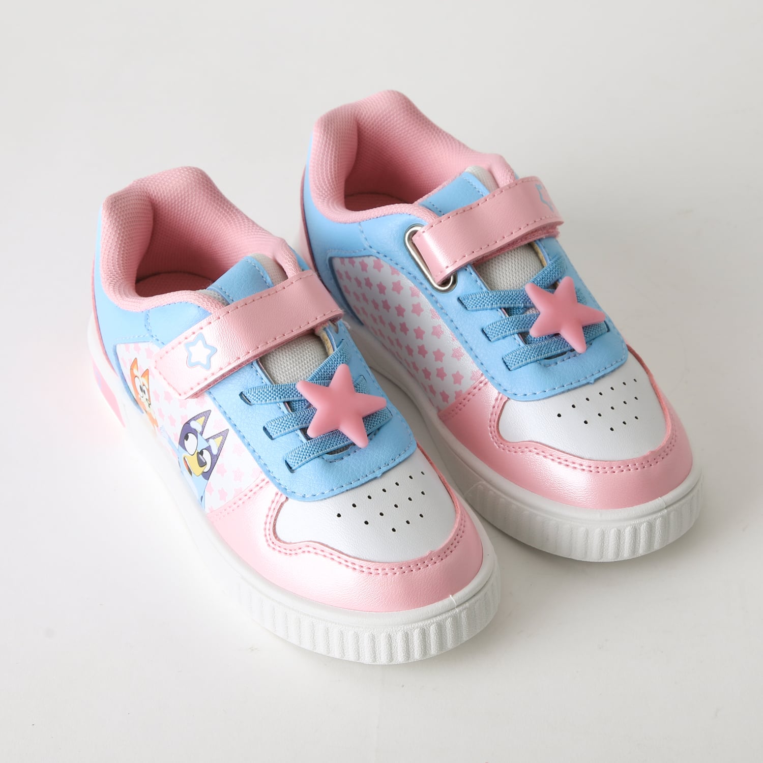 ZAPATILLA LUCES NIÑA VELCRO ESTRELLAS ROSADO BINGO & BLUEY - 2