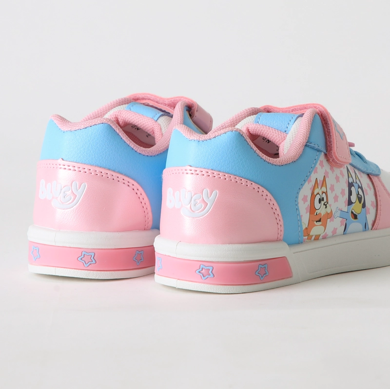 ZAPATILLA LUCES NIÑA VELCRO ESTRELLAS ROSADO BINGO & BLUEY - 3