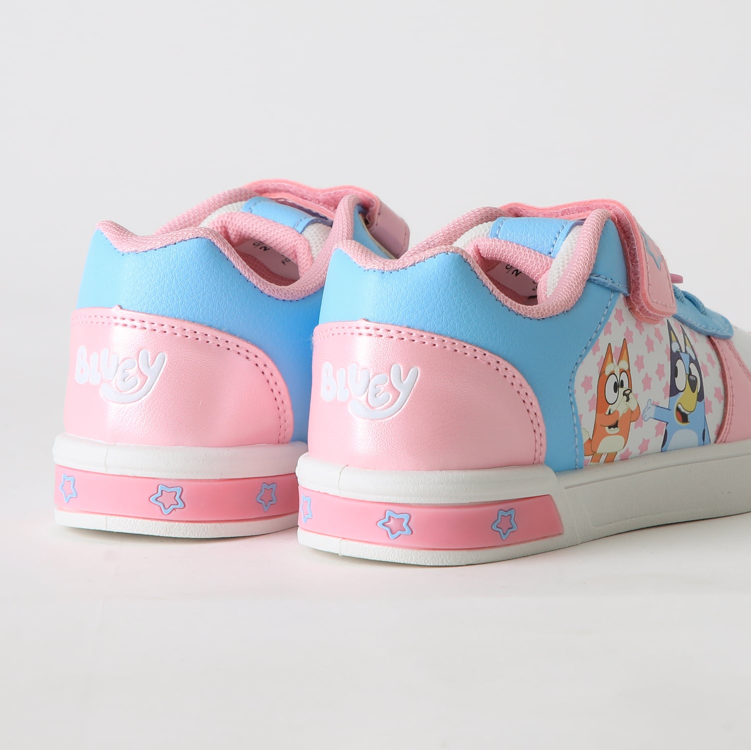 ZAPATILLA LUCES NIÑA VELCRO ESTRELLAS ROSADO BINGO & BLUEY - 3