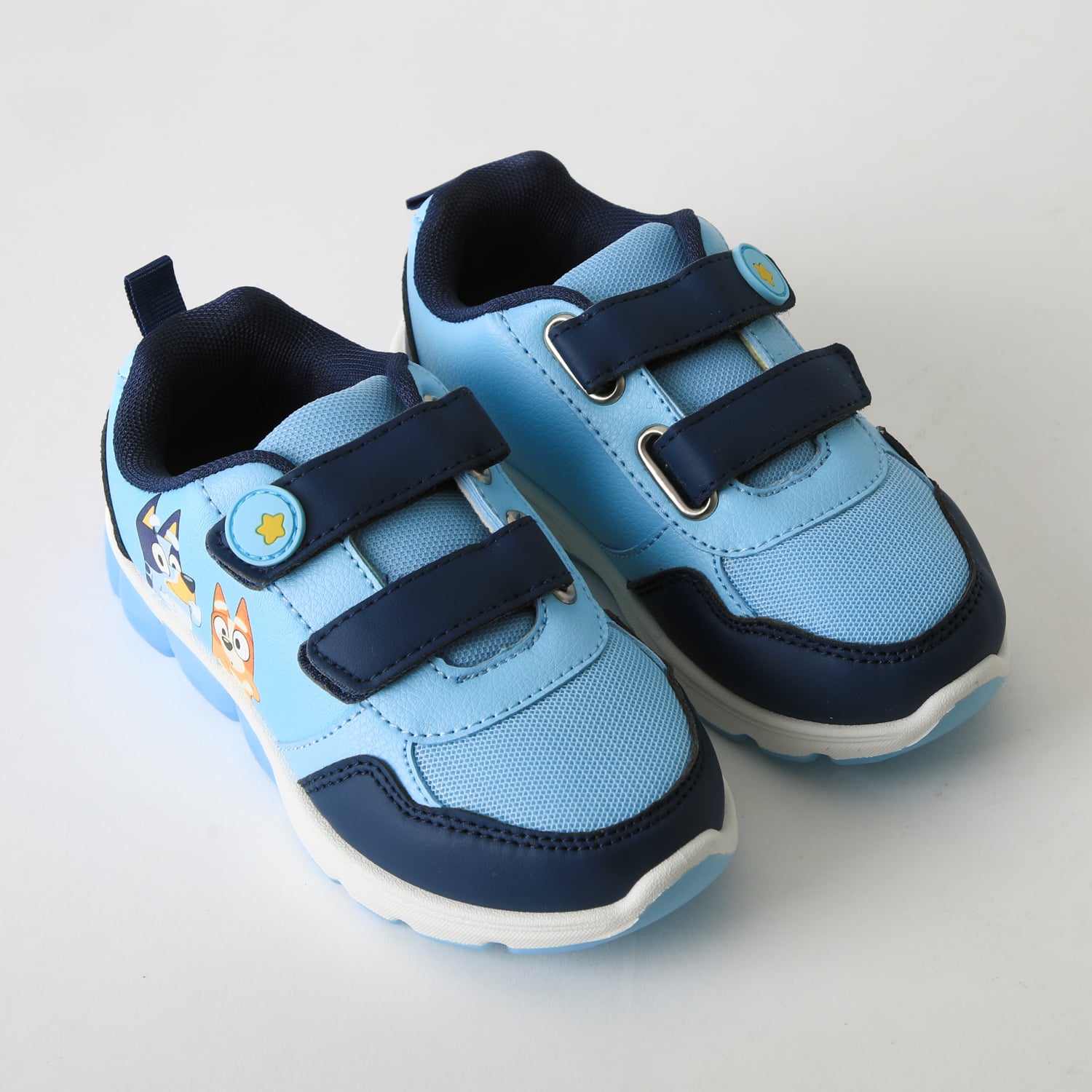 ZAPATILLA LUCES NIÑO VELCRO CELESTE BINGO & BLUEY - 2