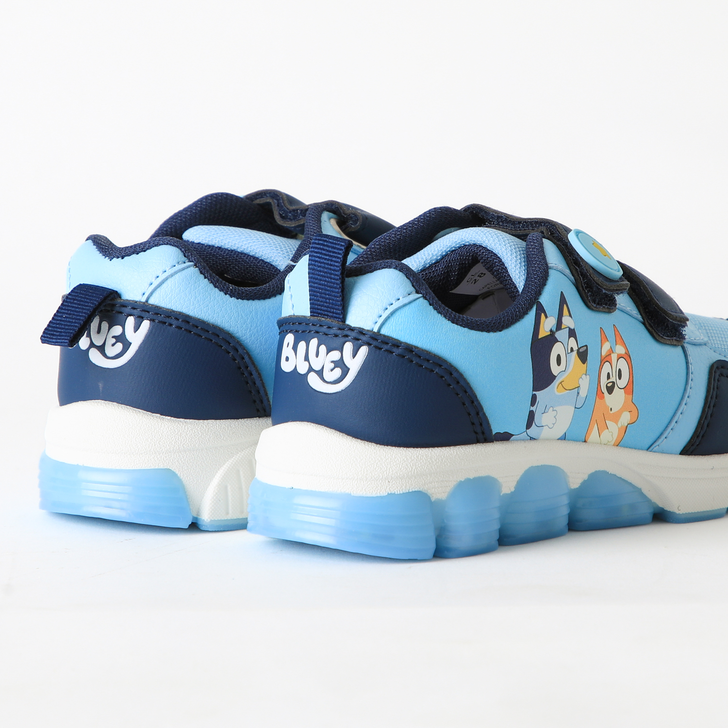 ZAPATILLA LUCES NIÑO VELCRO CELESTE BINGO & BLUEY - 3