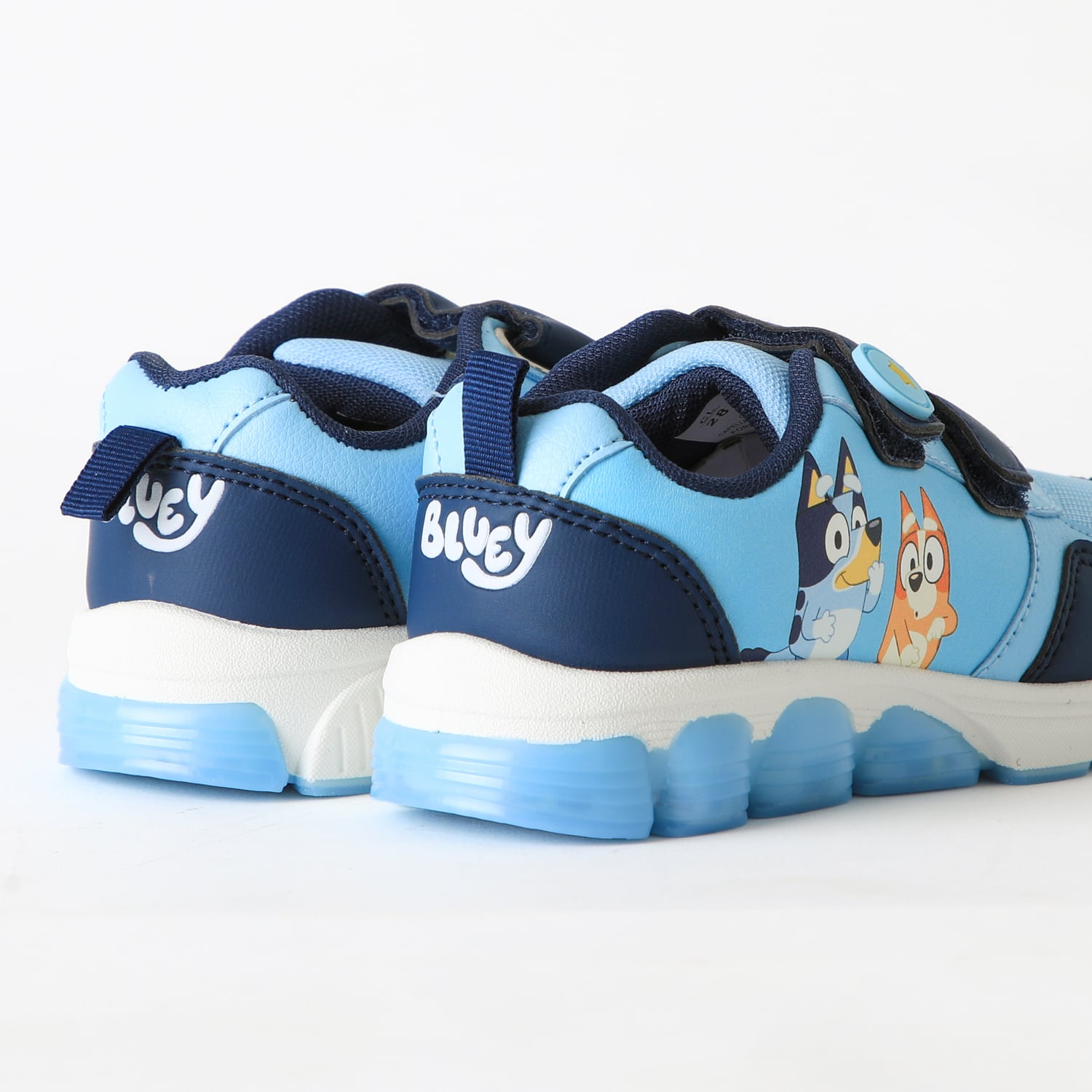 ZAPATILLA LUCES NIÑO VELCRO CELESTE BINGO & BLUEY - 3