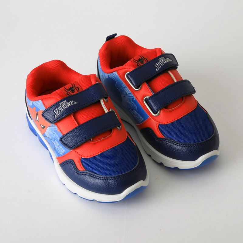 ZAPATILLA LUCES NIÑO VELCRO SPIDERMAN AZUL MARVEL - 2