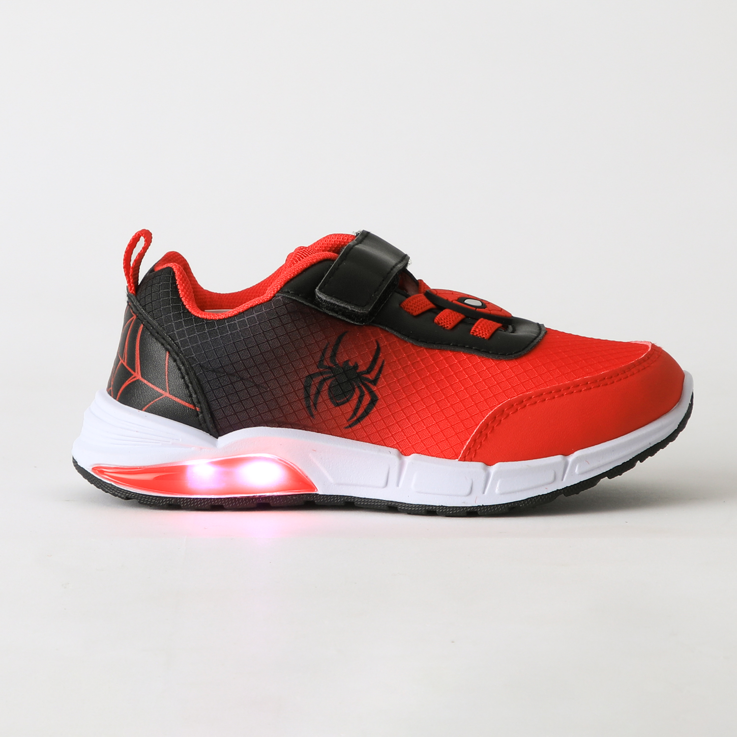 ZAPATILLA LUCES NIÑO VELCRO SPIDERMAN ROJO MARVEL - 1