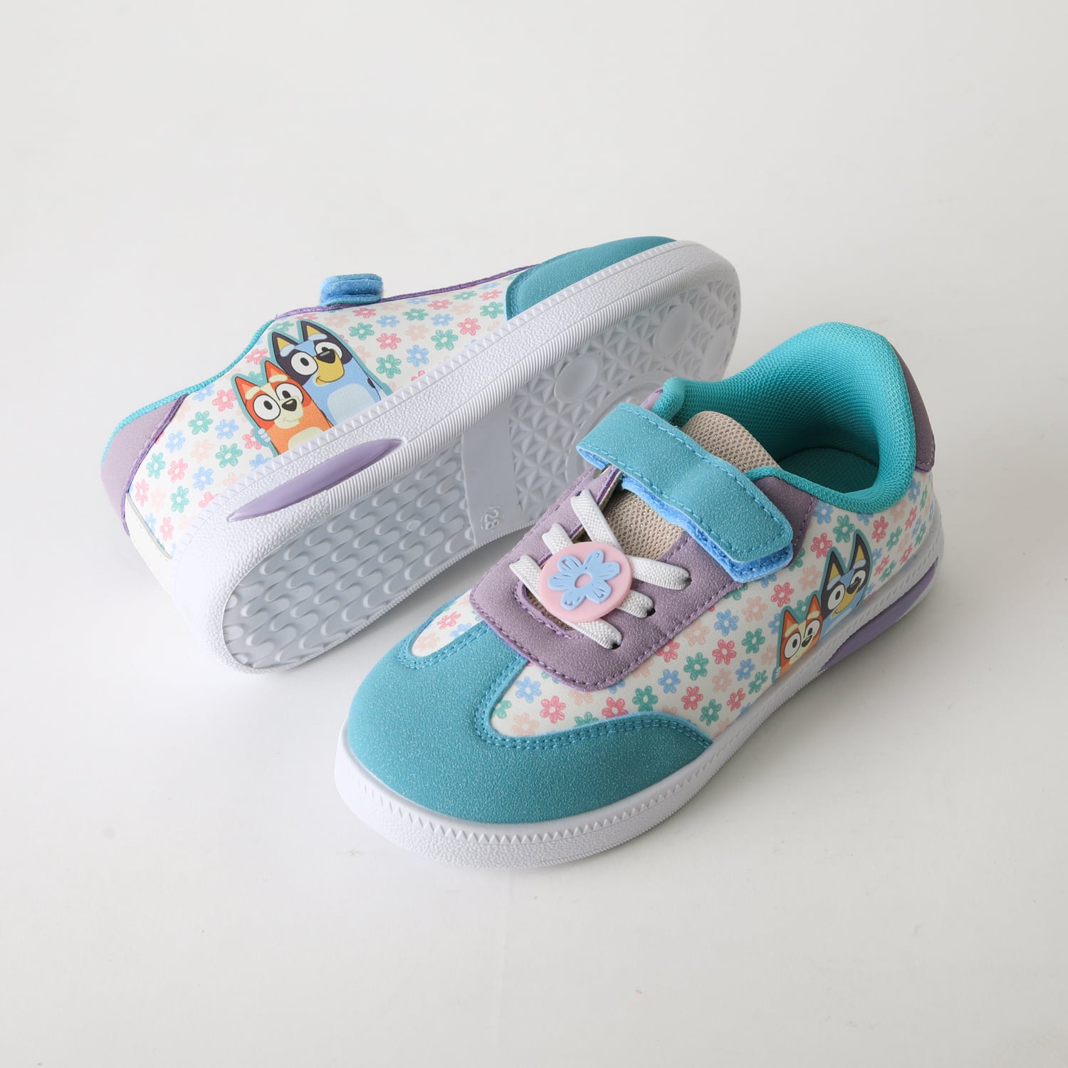 ZAPATILLA LUCES NIÑA VELCRO CELESTE BINGO & BLUEY - 4
