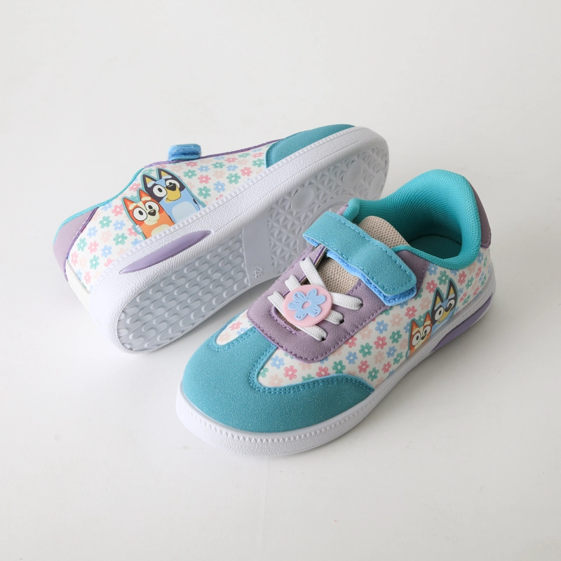 ZAPATILLA LUCES NIÑA VELCRO CELESTE BINGO & BLUEY - 4