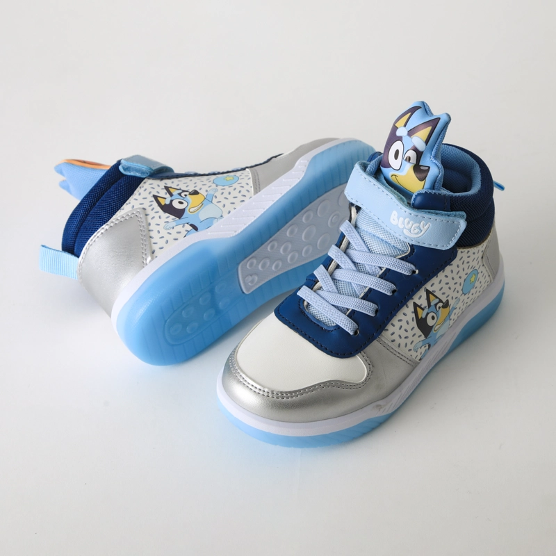 ZAPATILLA CAÑA ALTA NIÑO LUCES BLANCO BINGO & BLUEY - 4