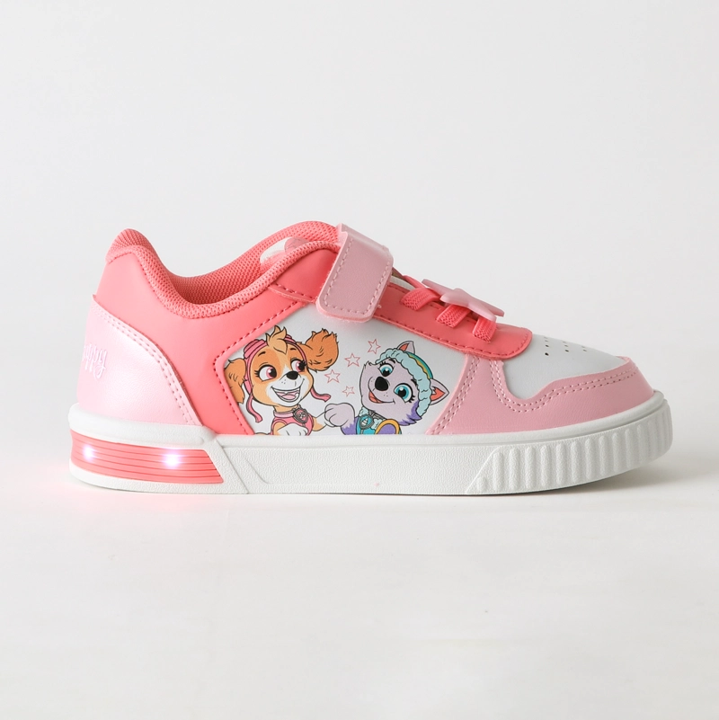 ZAPATILLA LUCES NIÑA VELCRO SKYE & EVERES ROSADO PAW PATROL - 1