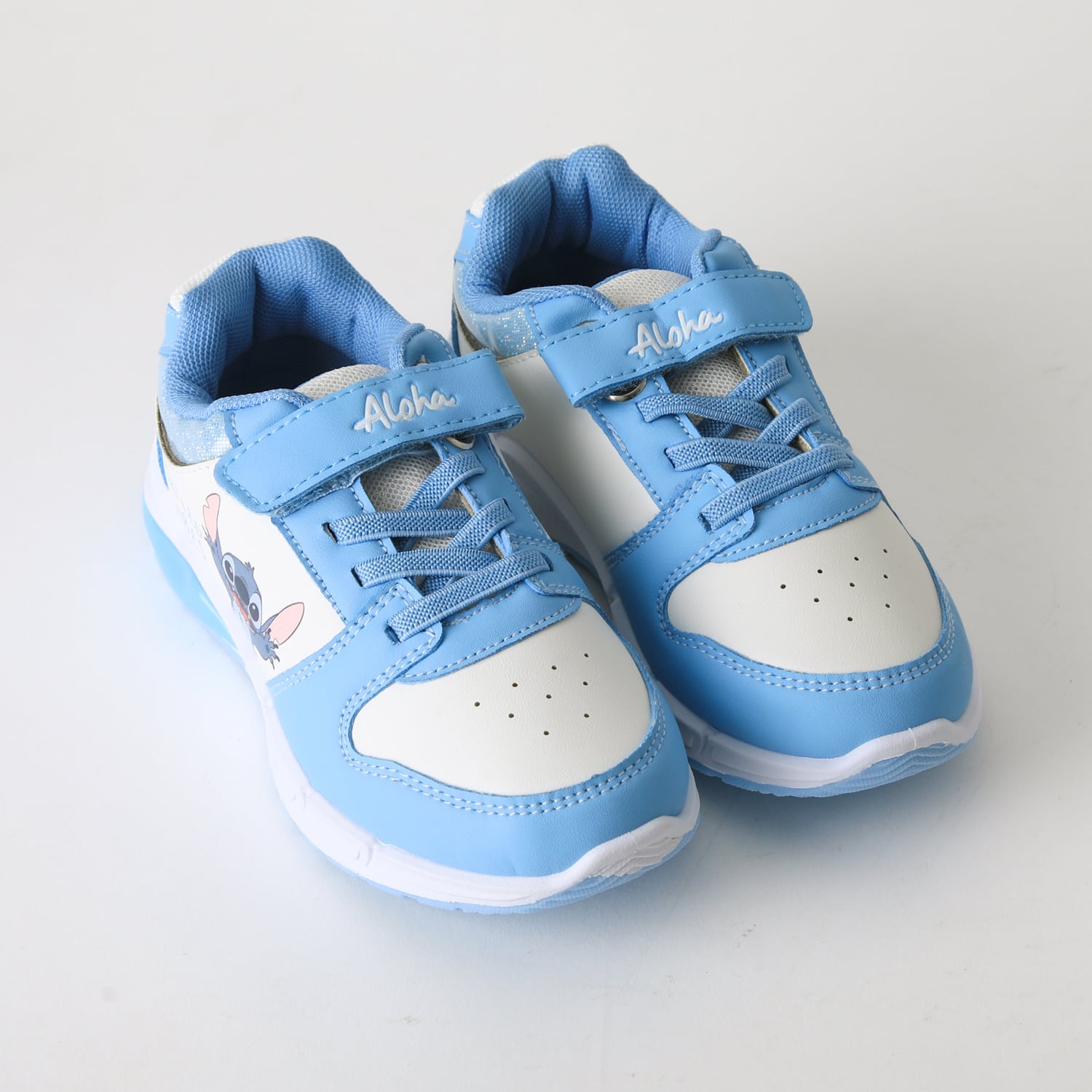 ZAPATILLA LUCES NIÑA VELCRO LILO & STITCH AZUL DISNEY - 2