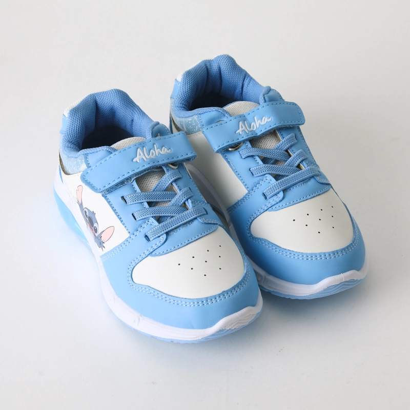 ZAPATILLA LUCES NIÑA VELCRO LILO & STITCH AZUL DISNEY - 2