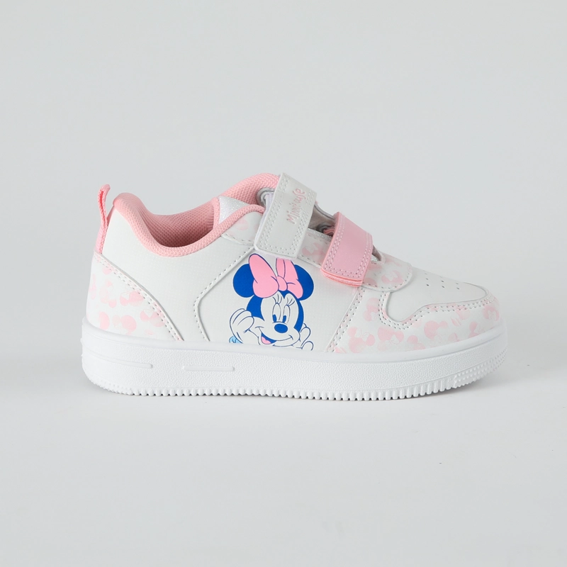 ZAPATILLA NIÑA VELCRO MINNIE SMILE BLANCO DISNEY - 1