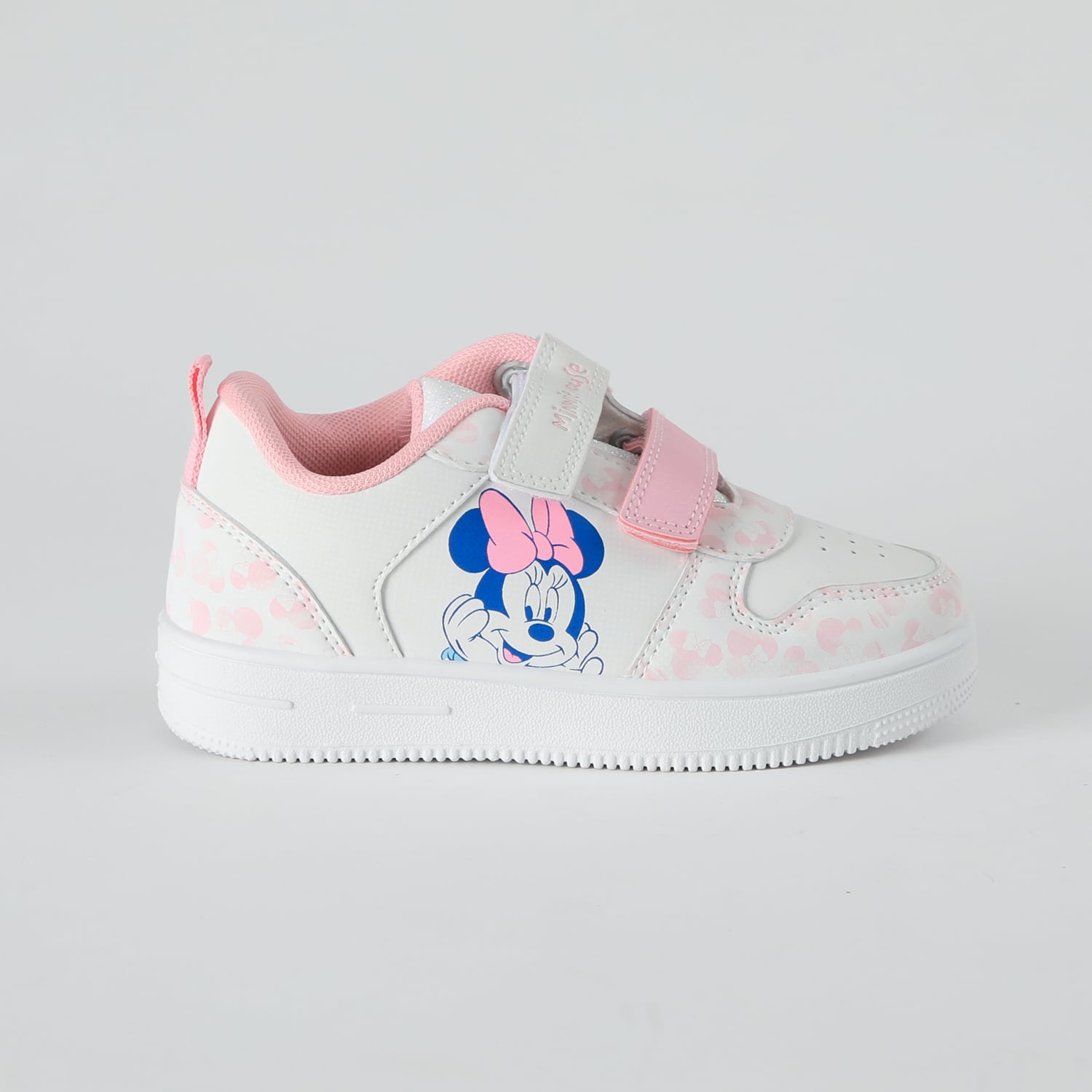 ZAPATILLA NIÑA VELCRO MINNIE SMILE BLANCO DISNEY - 1