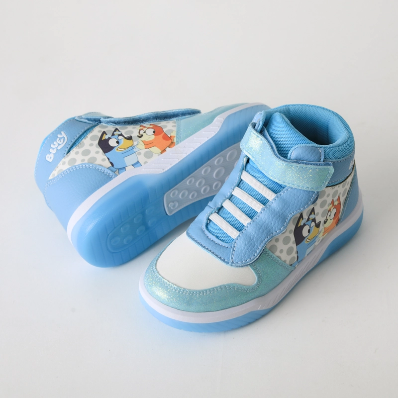 ZAPATILLA CAÑA ALTA NIÑA LUCES CELESTE BINGO & BLUEY - 4